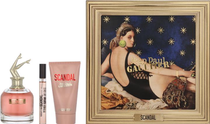 Gaultier J.P.G. SCANDAL EDP. 80ML. SP. + BL 75ML+ EDP. 10ML. SP. 3PCS SET (Parfum Set)