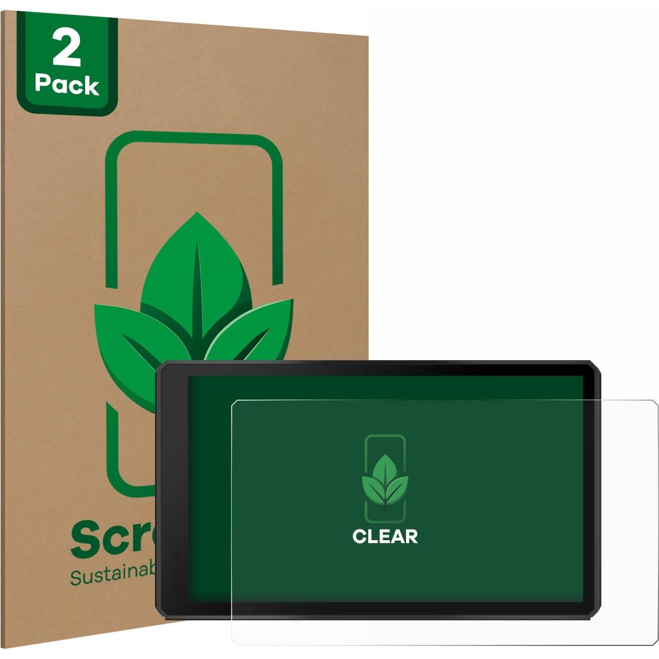 ScreenLeaf, Fahrzeug Navigation Zubehör, Schutzfolie nachhaltiger Displayschutz Displayschutzfolie Folie Klar Transparen...