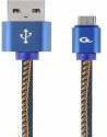 Produktbild Gembird Micro-USB-Kabel 1,8 m CC-USB2J-AMmBM-1M-BL (1 m, USB 2.0)