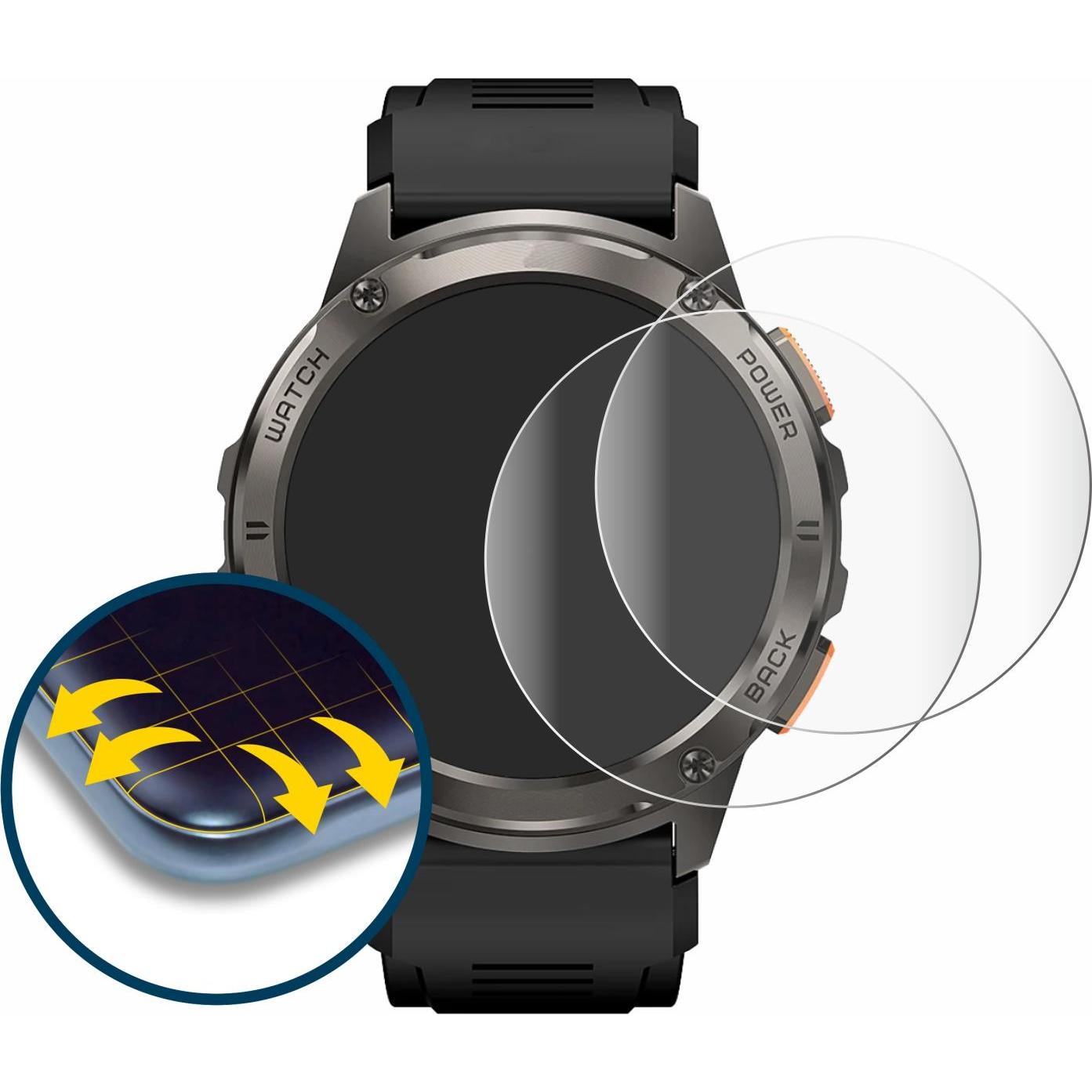 Thumbnail - BROTECT Full-Screen Displayschutz, Smartwatch Schutzfolie, Transparent