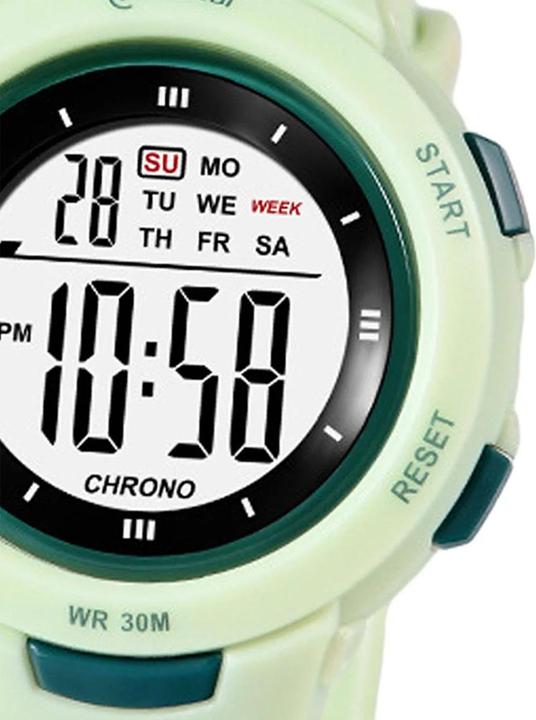 Produktbild VR Shinecon Kinderuhr Digitalanzeige, Modell Exia Wassergrün (Digitaluhr, 35 mm)