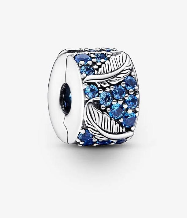 Image du produit Pandora Ressort incurvé & agrafe pavé (Argent 925)