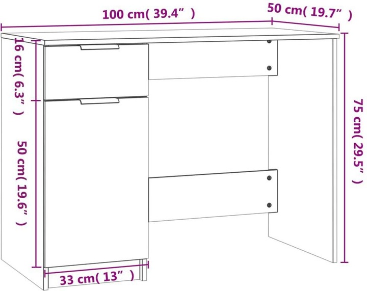 Produktbild VidaXL Fonz (100 x 50 x 75 cm)