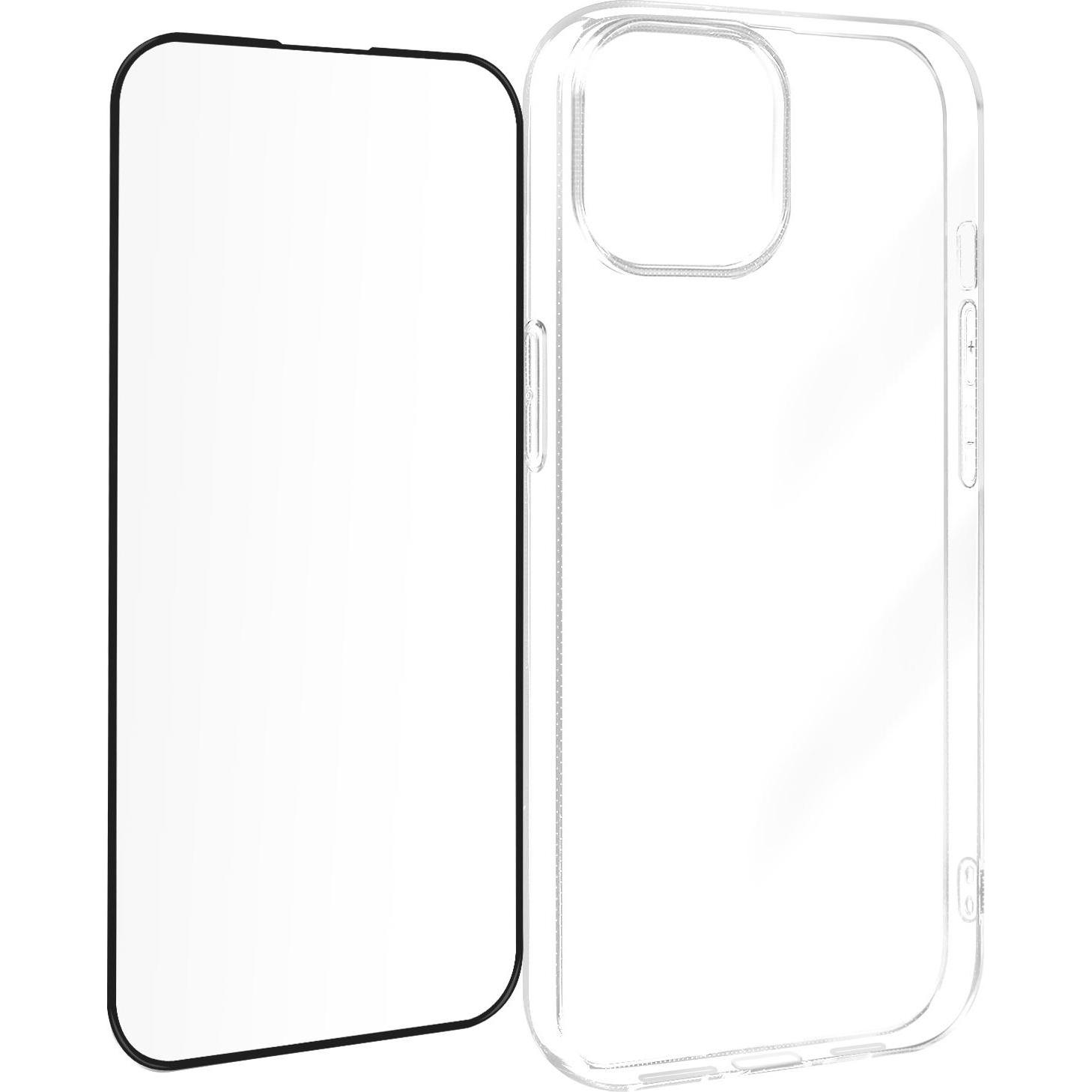 Avizar 360 Schutz, Folie und Hülle Series (Apple iPhone 15), Smartphone Hülle, Schwarz