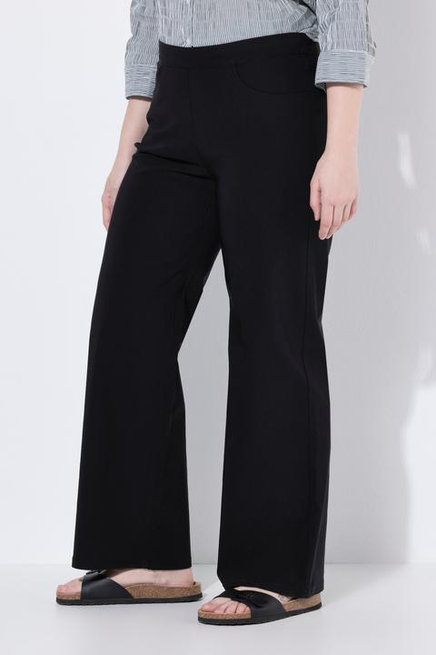 Immagine prodotto Ulla Popken Bengalinhose Mary, weites Bein, Elastikbund, Stretch (60)