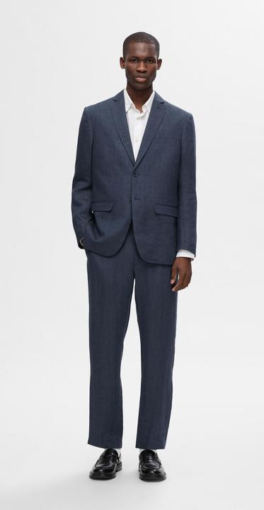 Actual product image Selected Regular fit linen blazer (54)