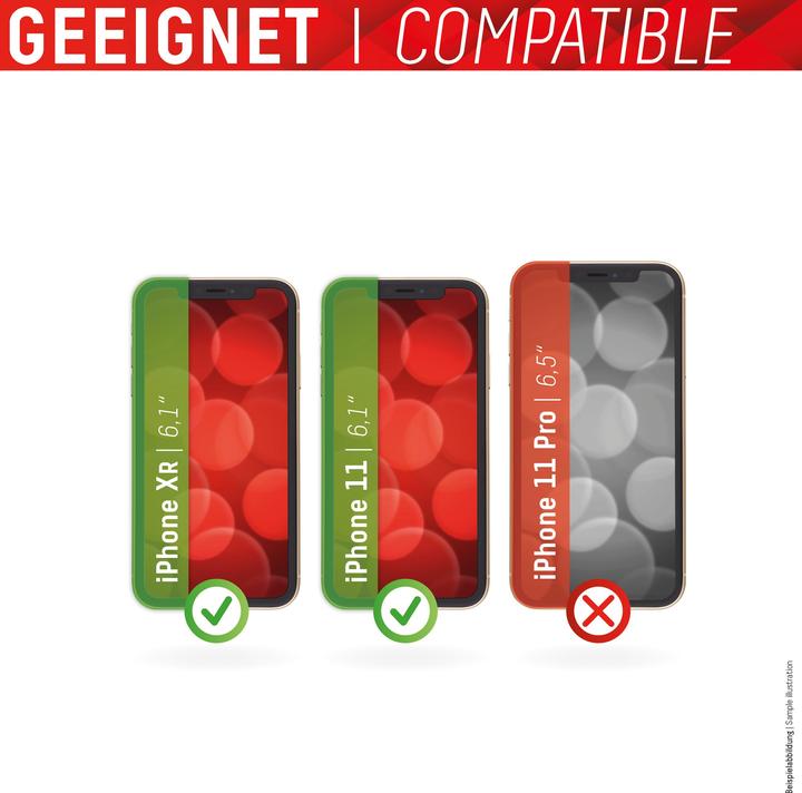 Actual product image Displex Smart Glass, Displayschutzfolie (1 Piece, Apple iPhone 11)