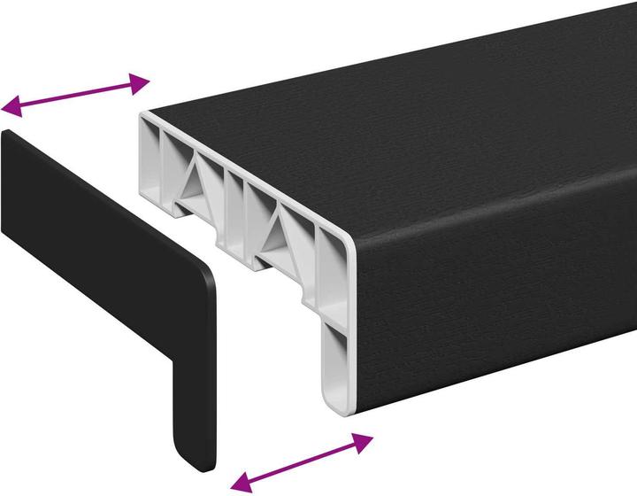 Actual product image vidaXL Innen Aussen Fensterbank