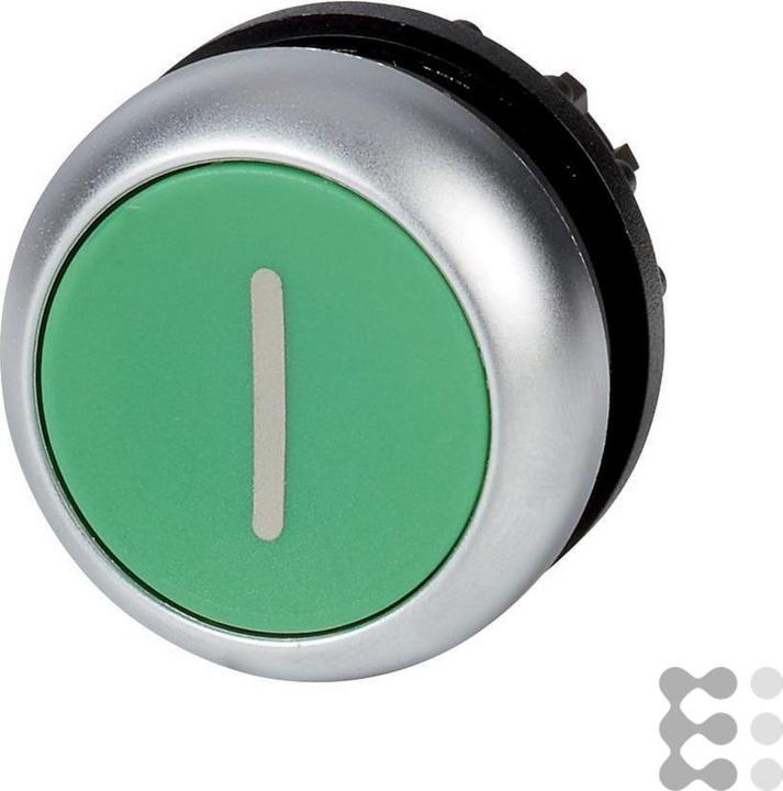 Actual product image Eaton M22-DR-G-X1 Push-button 216630 flat green I latching 216630