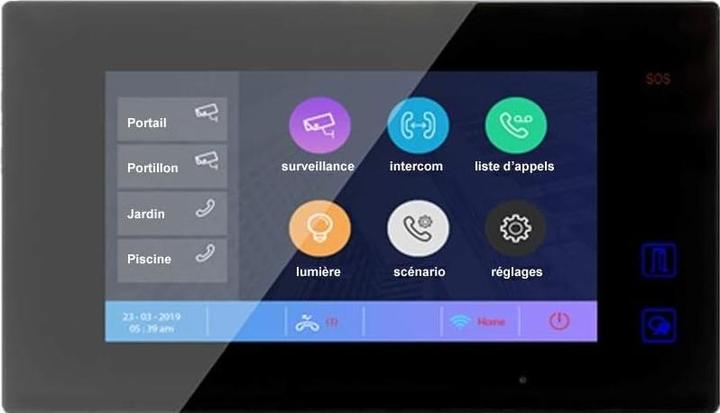Image du produit Digitone Interphone vidéo sans fil avec caméra grand angle et moniteur couleur (Sans fil)