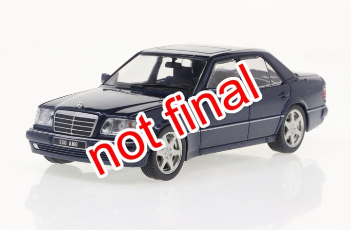 Immagine prodotto Solido 1:43 Mercedes-Benz W124 E60 AMG blu