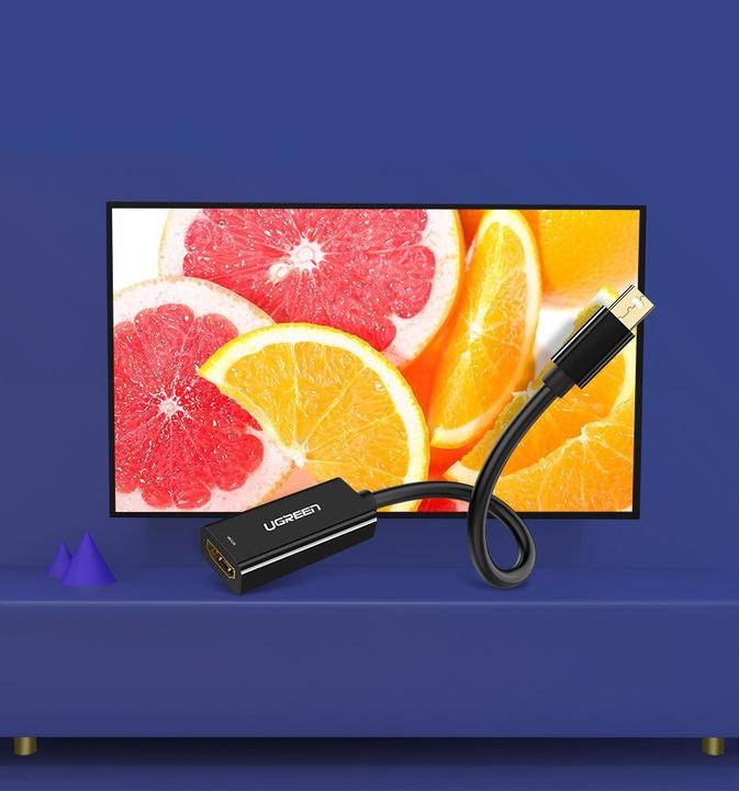 Produktbild Ugreen Mini Display Port zu HDMI Adapter Konverter 1080P (HDMI, Mini DP, 14 cm)
