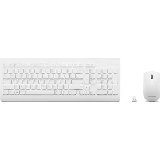 Lenovo 510 Wireless Combo (US) (USA, Kabelgebunden, Kabellos), Tastatur, Weiss