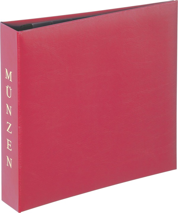 Produktbild Pagna Münzalbum 25x25cm 4D weinrot inkl. 2 Münzhüllen