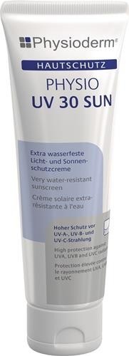 Image du produit PGP Crème de protection pour les mains PHYSIO UV 30 SUN 100 ml résistante à l'eau (Crème solaire, SPF 30, 100 ml, 115 g)