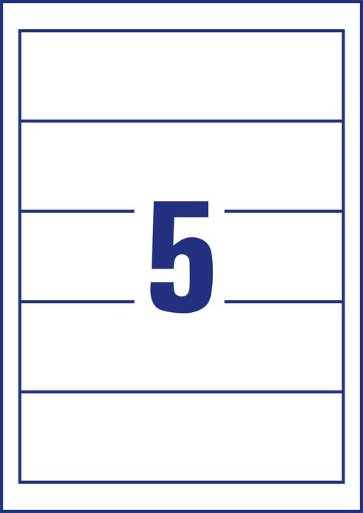 Actual product image Avery Folder insertion labels, home office, small pack