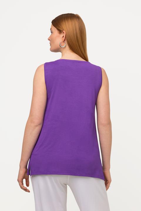 Produktbild Ulla Popken Top, Rundhals, Classic, Stretch, breite Träger, ärmellos (54)