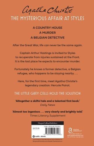 Image du produit The Mysterious Affair at Styles (Anglais, Agatha Christie, 2013)