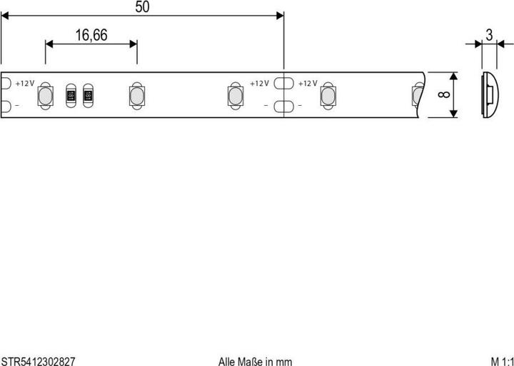 Produktbild EVN LED-Lichtband (Weiss, 500 cm, Indoor)
