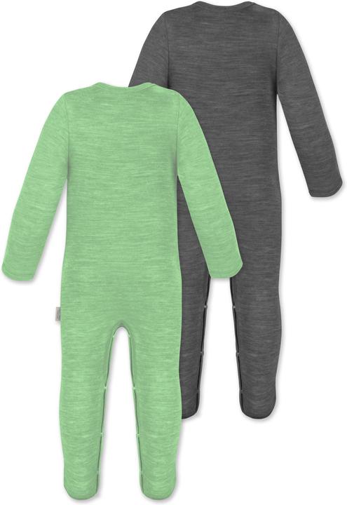 Immagine prodotto Normani Confezione da 2 pezzi di tutina MERINO baby merino "Levin" - 9413 (62)