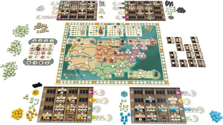 Immagine prodotto Pegasus 57007G - Carnegie - Gioco da tavolo, per 1 a 4 giocatori dai 12 anni in su (edizione DE/EN) (Tedesco)