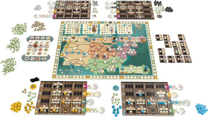 Image du produit Pegasus 57007G - Carnegie - Jeu de société, pour 1 à 4 joueurs à partir de 12 ans (édition DE/EN) (Allemand)