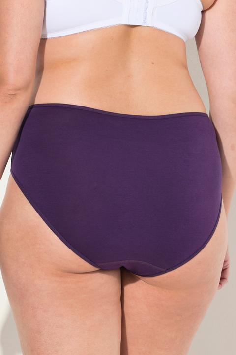 Produktbild Ulla Popken Midislips, 5er-Pack, einfarbig, bis Gr. 66/68 (46, 48)