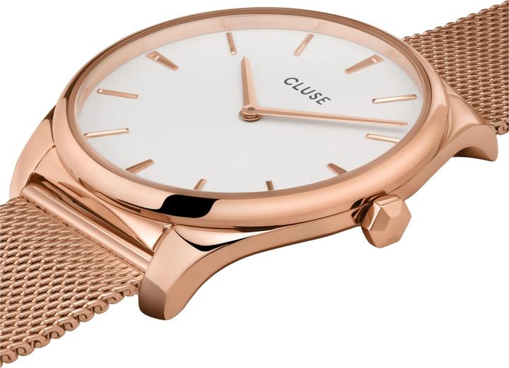 Actual product image Cluse Féroce Mesh Rosé (Analogue wristwatch, 36 mm)