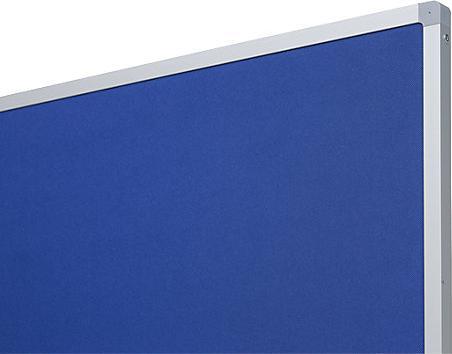 Image du produit eurokraft basic Tableau de présentation pliant et mobile, h x l x p 1905 x 3040 x 50 mm, bleu. (190,5 x 304 x 50 cm)