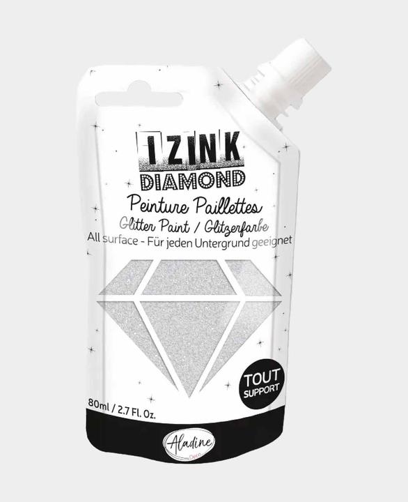Immagine prodotto Aladine IZINK Diamond, 80 ml, vernice acrilica a base d'acqua (80 ml)