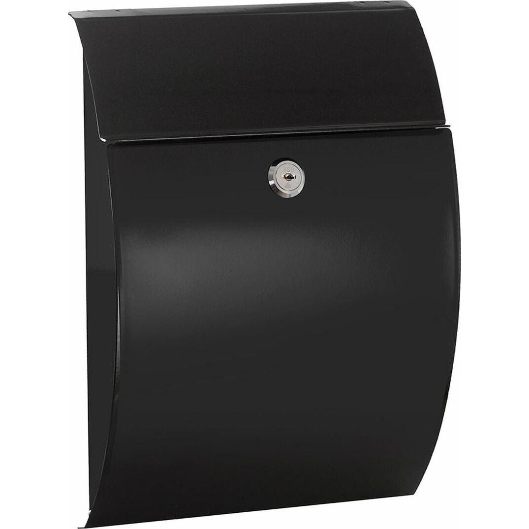 Arregui, Bucalettere, Briefkasten Schwarz Stahl