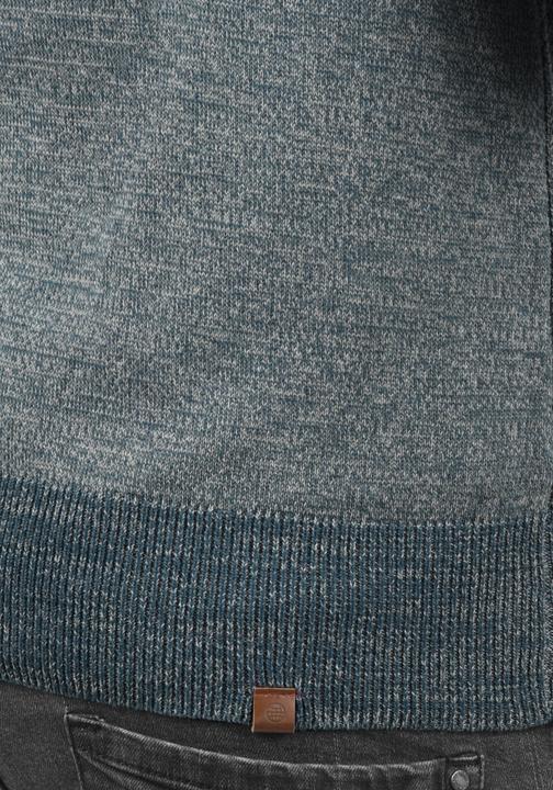 Actual product image Blend Ganbolf Men's Jumper Chunky Knit Pullover Troyer Made Of 100% Cotton With Zipper (S)