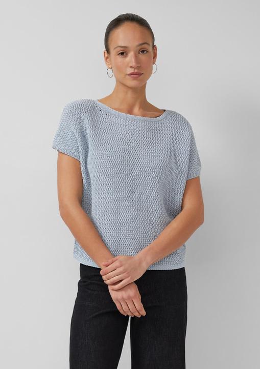 Produktbild s.Oliver Strickpullunder im Relaxed Fit mit U-Boot-Ausschnitt (M)