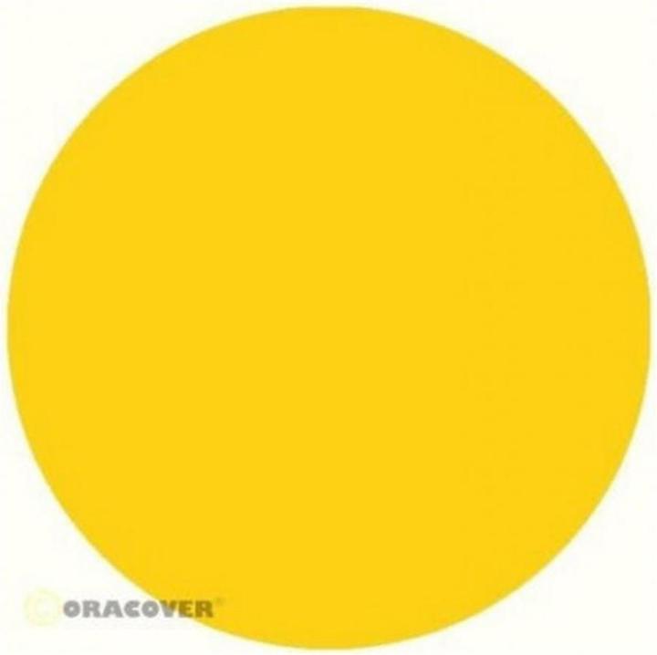 Actual product image Oracover Iron-on foil, cadmium yellow