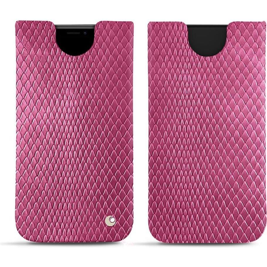 Noreve Lederschutzhülle (Apple iPhone XR), Smartphone Hülle, Rosa