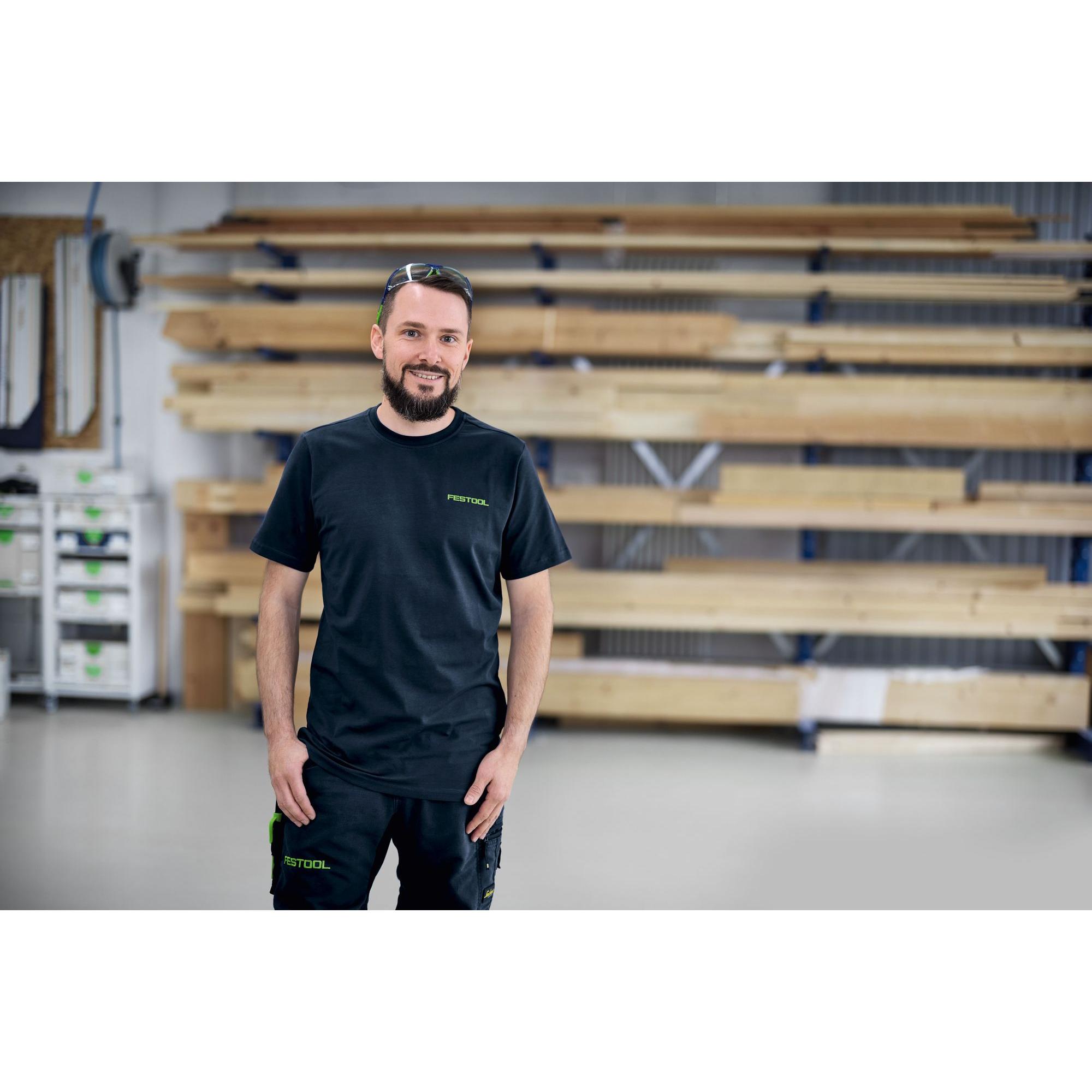 Thumbnail - Festool, Herren, Shirt, T-Shirt Rundhals SH-FT2 L, Blau, (L)