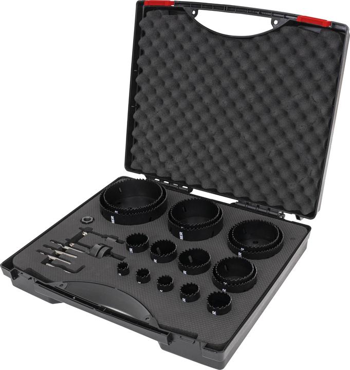 Produktbild Stier Lochsägen-Set HSS-Co8 Bimetall, 21-teilig, 19 - 121 x 44 mm (121 mm)