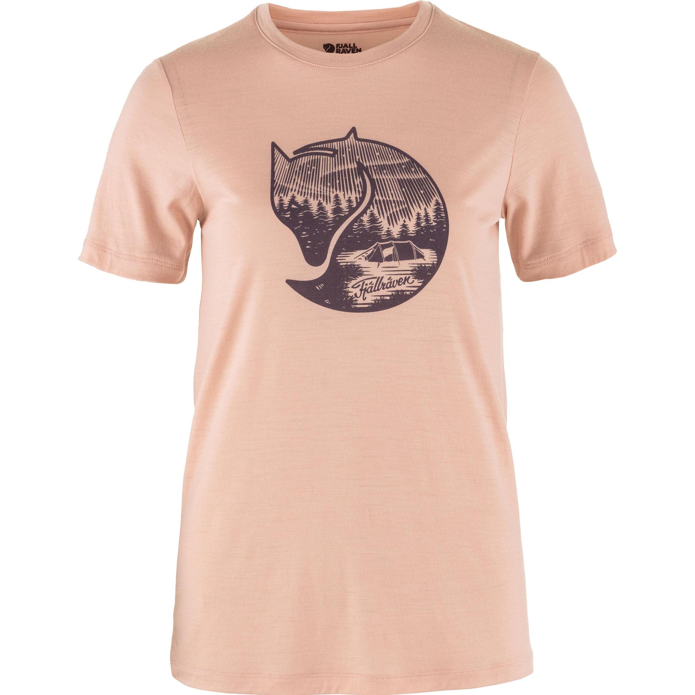 Fjällräven, Damen, Shirt, Women's Abisko Wool Fox S/S, Rosa, (L)