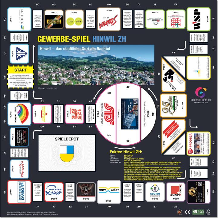 Produktbild Gewerbe-Spiel Hinwill ZH (Deutsch, 2 - 6 Spieler)