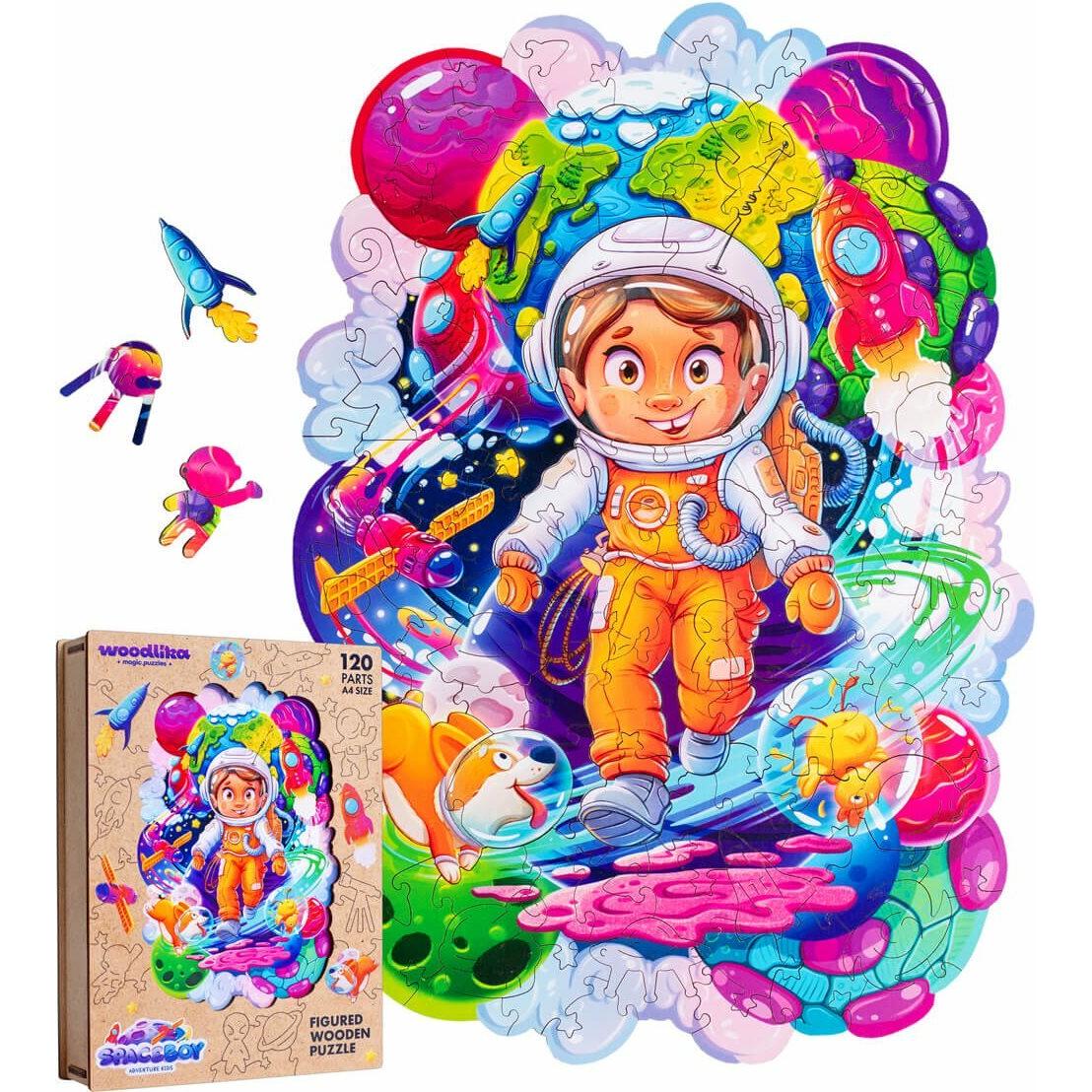 Woodlika Space Adventurer Holzpuzzle 120 Teile