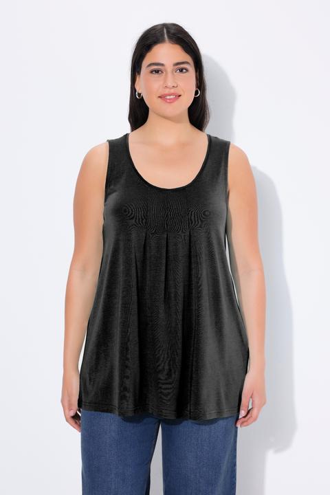 Actual product image Ulla Popken Essential Pleat Front Knit Tank (46, 48)