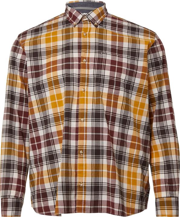 Immagine prodotto s.Oliver Hemd Regular Fit: Elastisches Button-Down-Hemd mit Karomuster (5XL)