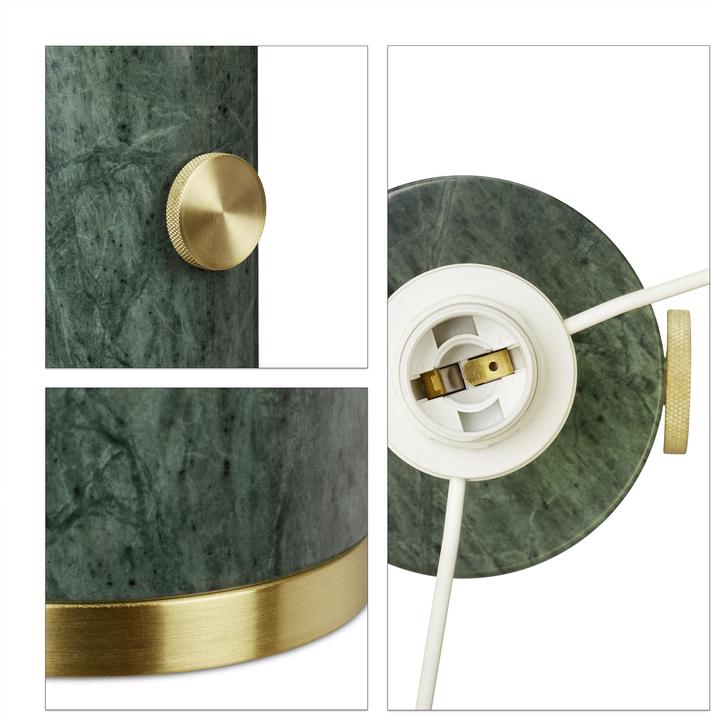 Actual product image Relaxdays Table lamp marble