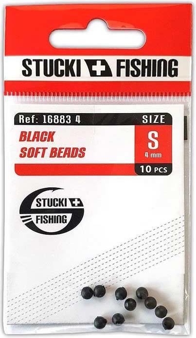 Actual product image Stucki Thun Rubber beads Soft Black