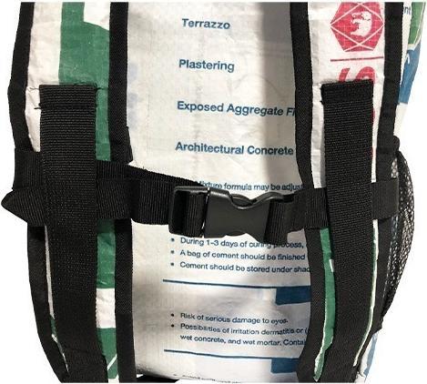 Produktbild Bekos Upcycling - Kinderrucksack aus recycelten Zementsäcke Elephant Medium (54 l)