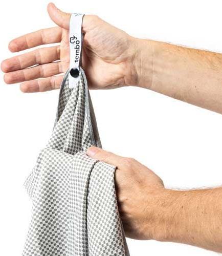 Immagine prodotto Tembo Asciugamano da viaggio in bambù con fibre di carbone attivo Grigio M