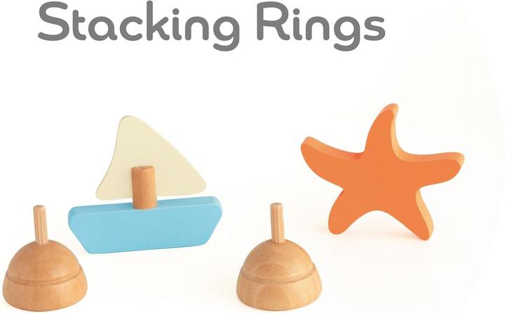 Produktbild Classic World Domino-Ozean aus Holz, 100 Stück.