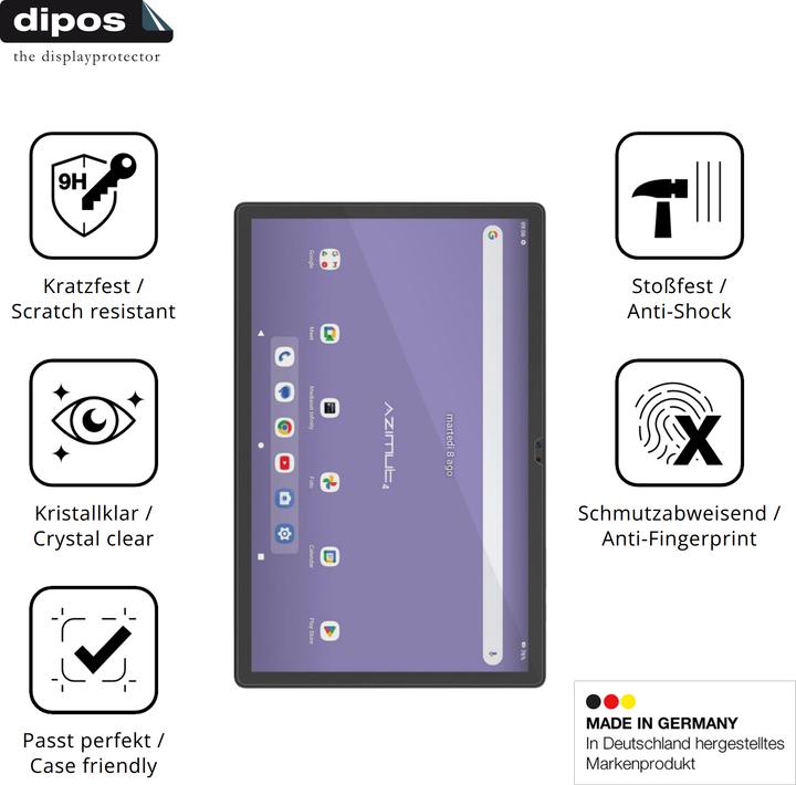 Actual product image Dipos Anti-Shock Screen Protector Clear (Mediacom SmartPad Azimut 4)