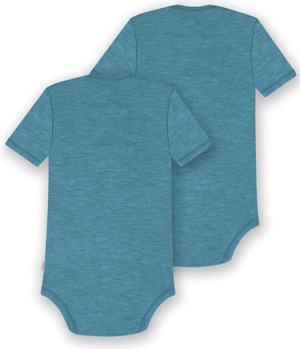 Image du produit Normani Lot de 2 body bébé mérinos manches courtes "Tauranga" - 9289 (86)