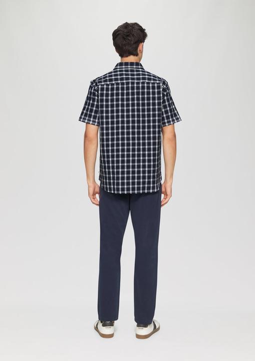 Immagine prodotto S.Oliver Hemd Regular Fit: Kariertes Kurzarmhemd mit Struktur (L)